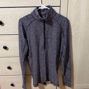lululemon athletica purple Half-Zip Pullover